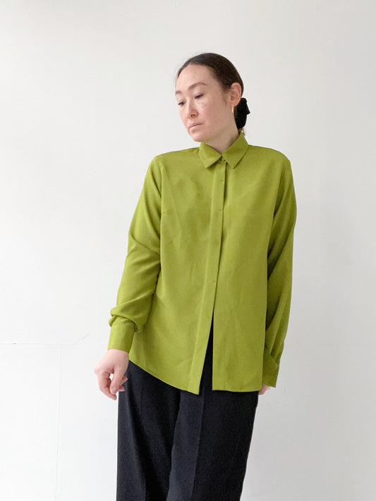 FLY FRONT BASIC BLOUSE