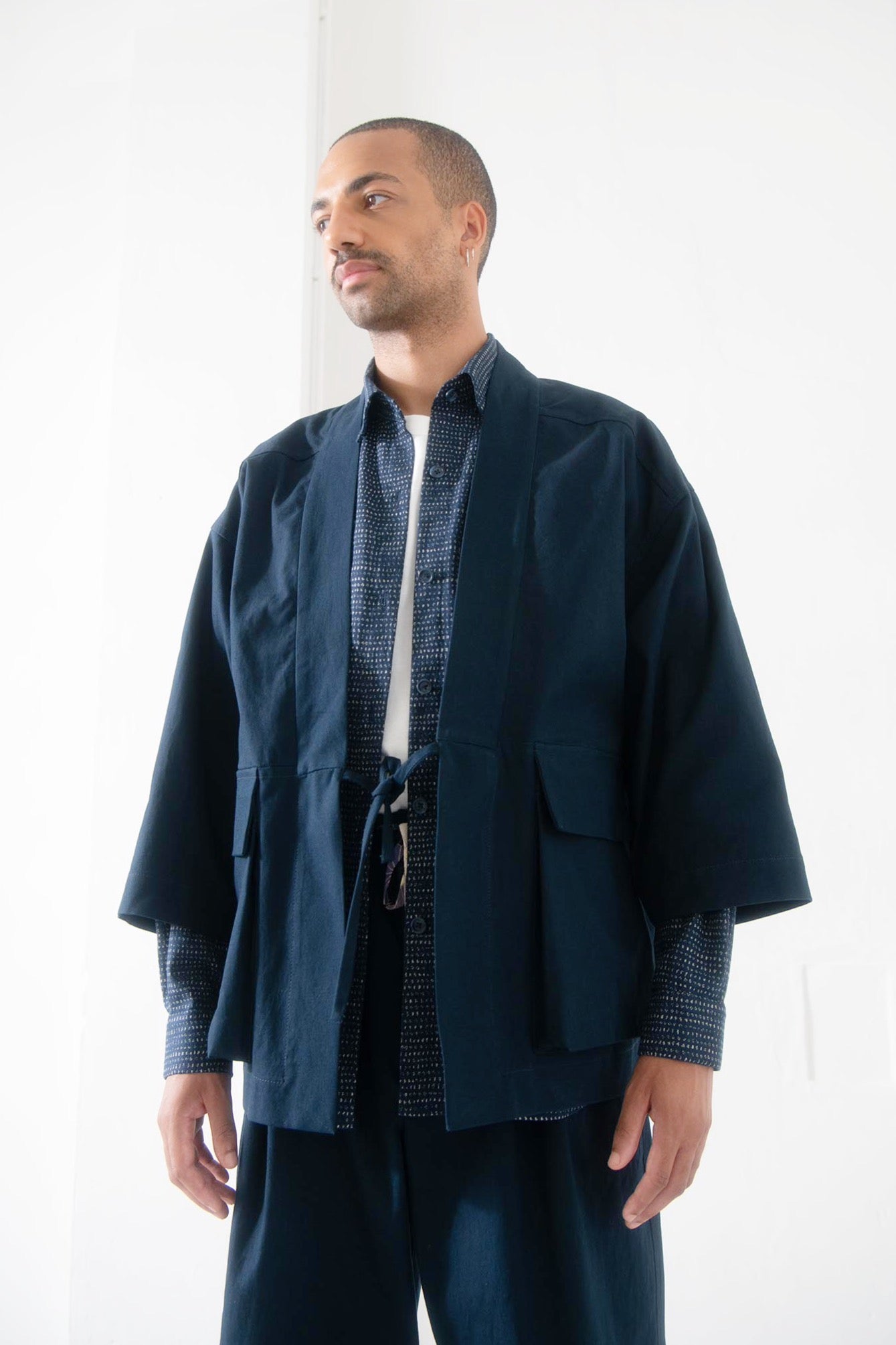 CANVAS KIMONO JACKET